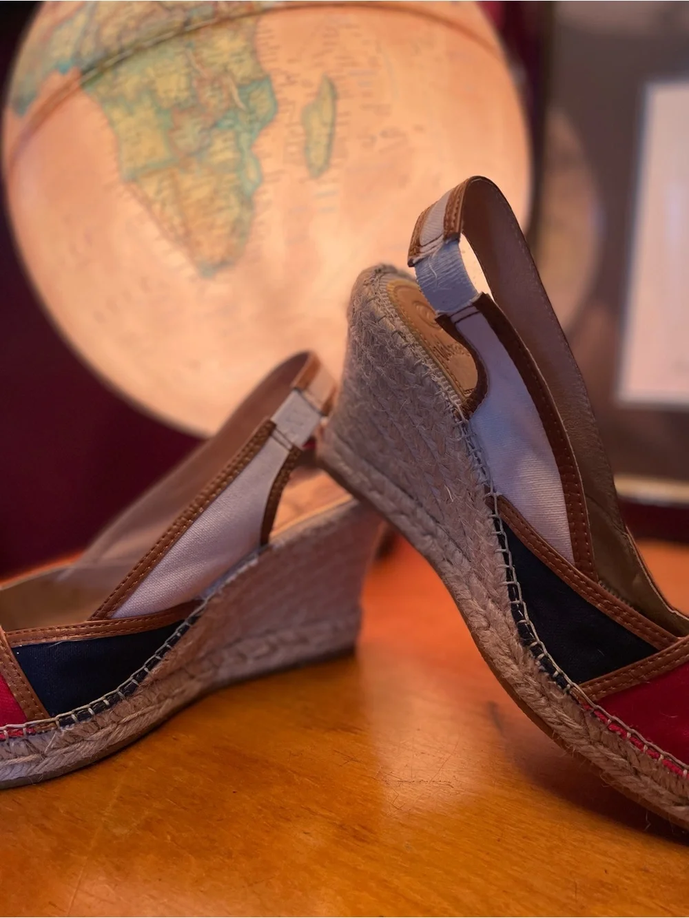 Vidorreta Women’s Espadrille Wedge Slingback Sandals - Made In Spain - USA 8.5